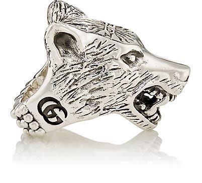 gucci forest wolf ring|Gucci ghost ring price.